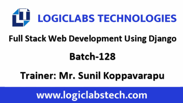 Full Stack development using Django - Batch 128