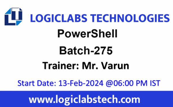 PowerShell By Mr. Varun -Batch -275